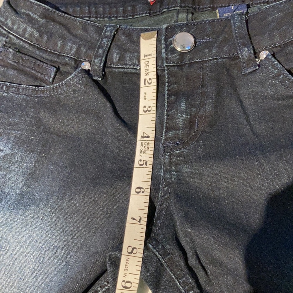 T Five dark denim jeans with blings size 7 - Picture 12 of 16